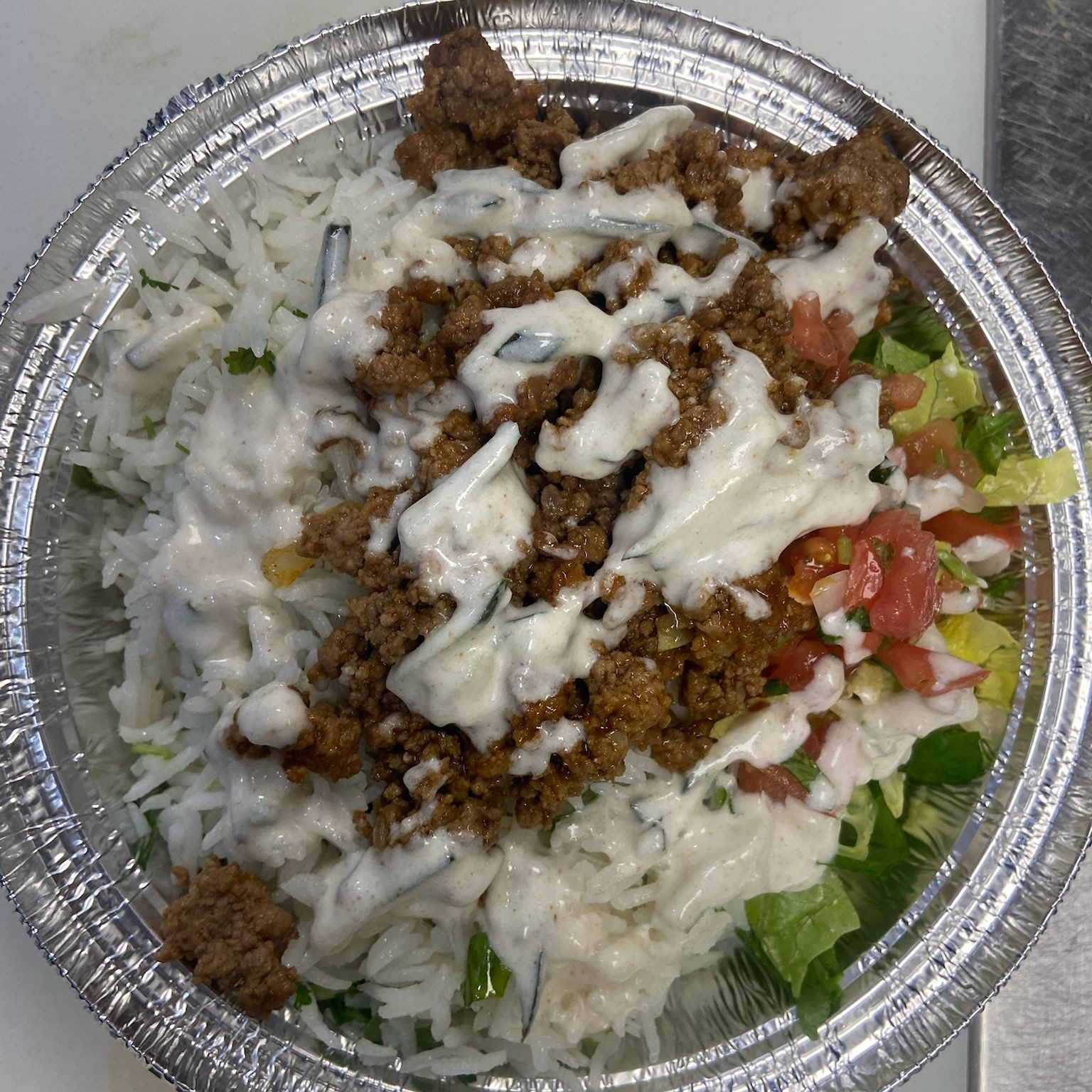 Hangry ground Beef Bowl.