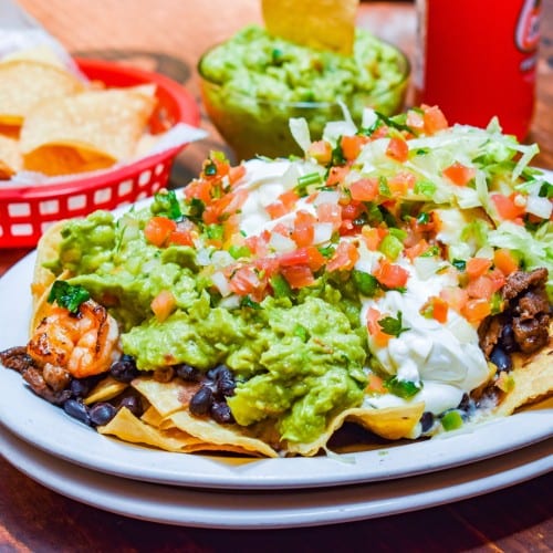 Super Nachos with Meat.