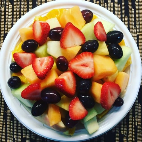 Fresh Fruit Salad.