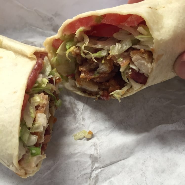 Chicken Bacon Ranch Wrap.