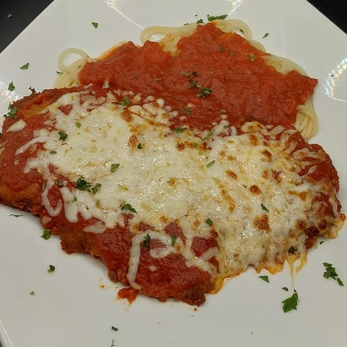 Chicken Parmigiana.