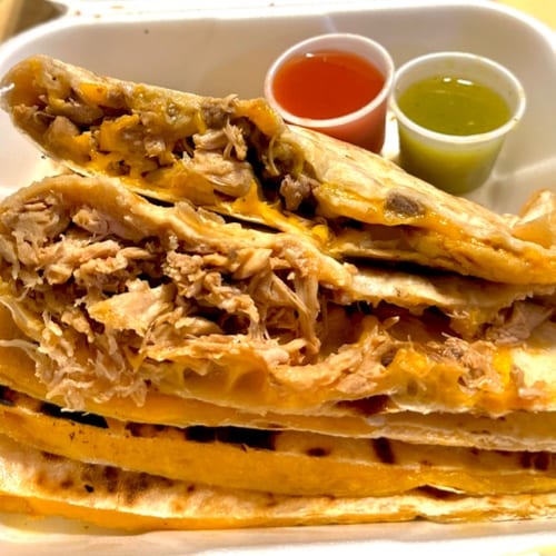 Chicken Quesadilla.