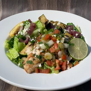 POLLO SERRANO & GRILLED VEGETABLE SALAD