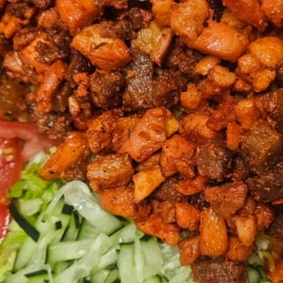 Mixed Lamb and Chicken Over Rice