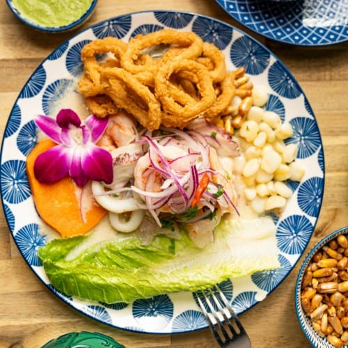 Ceviche Mixto.
