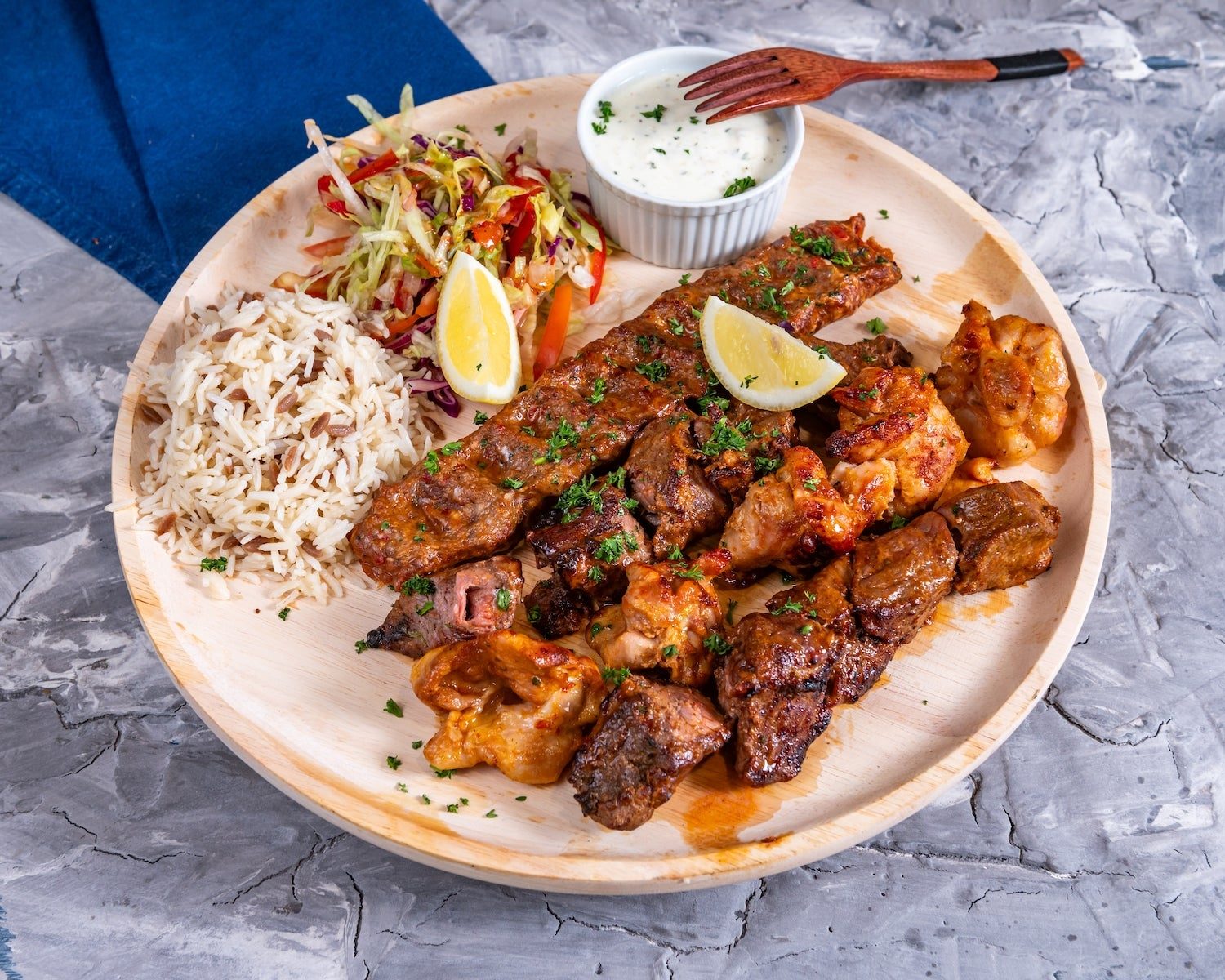 Chayhana Mixed Grill Combo.