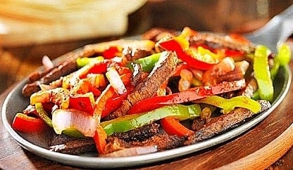 Carne Asada Y Camarones (Steak & Shrimp) Fajita.