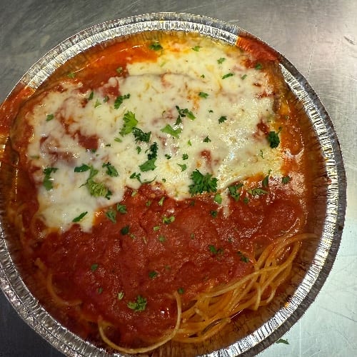 Eggplant Parmigiana - Dinner.
