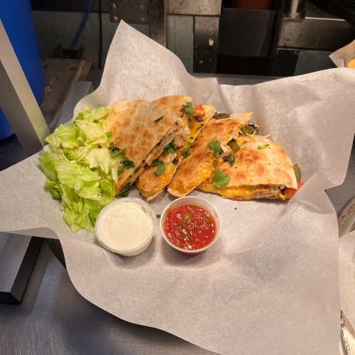 Chicken Quesadilla.