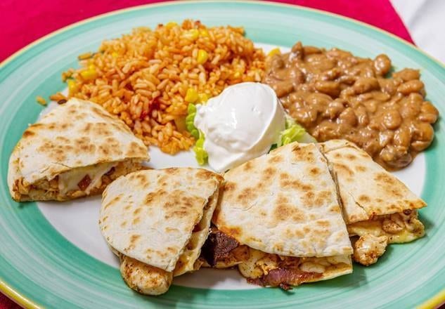 Chicken Tenderloin Quesadilla.