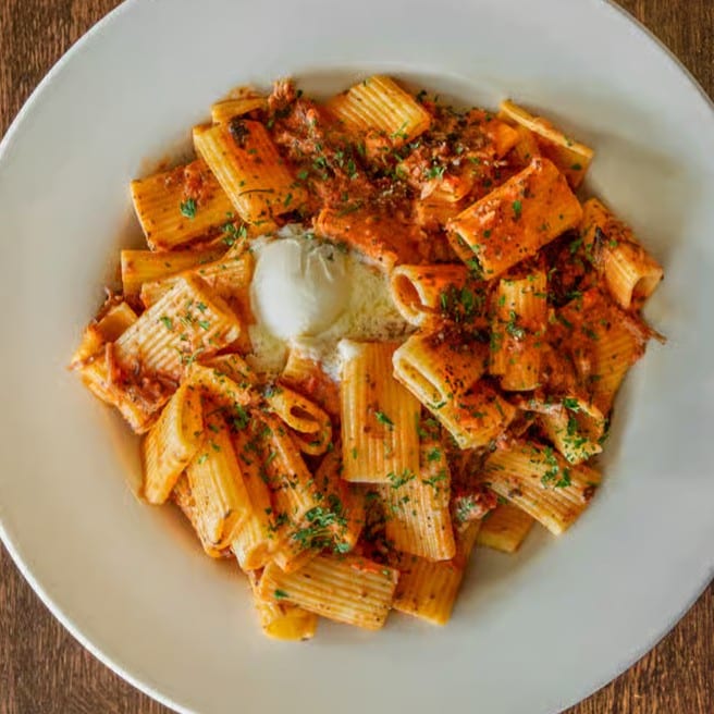 Short Rib Rigatoni.