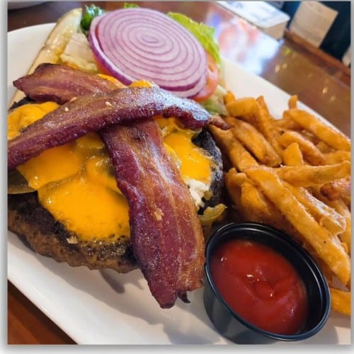 Bacon Jalapeno Ranch Burger.