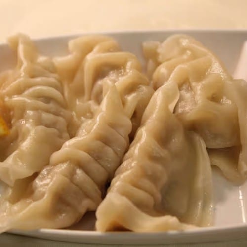 Dumpling pork.