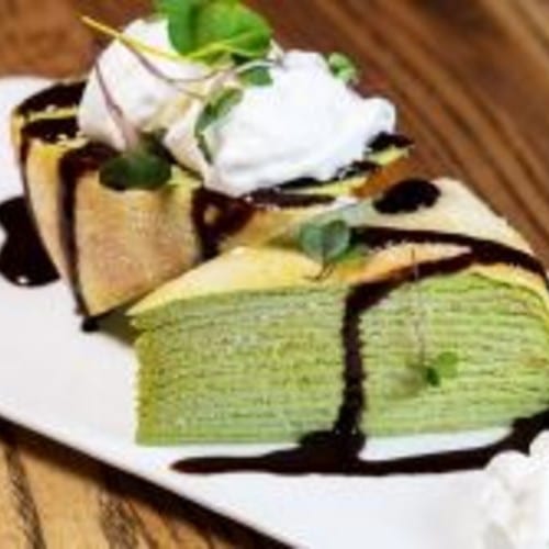 F-Crepe Cake, Matcha.