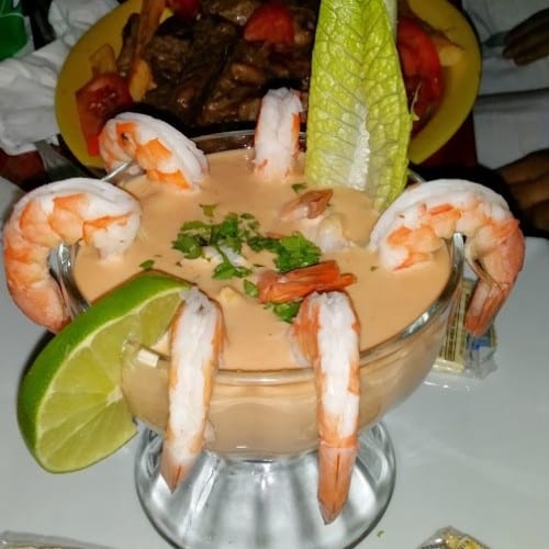Shrimp Cocktail - Coctel De Camarones.