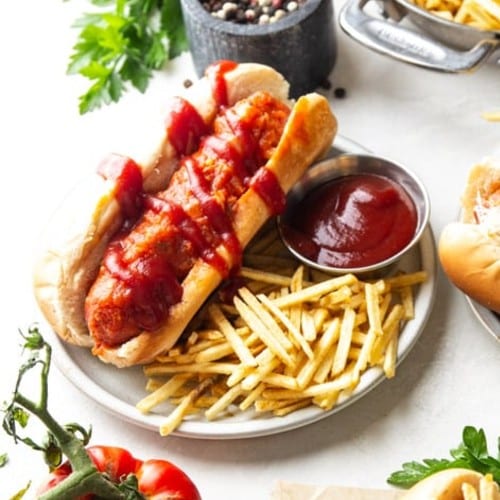 Hot Dog & Fries.
