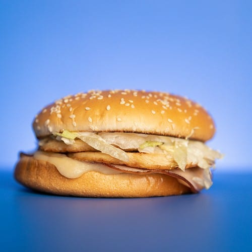 Grilled Chicken Malibu Burger.