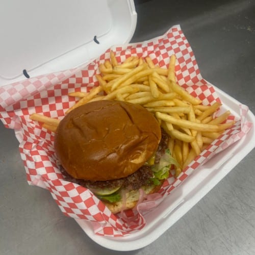 Smash Burger and Fries.