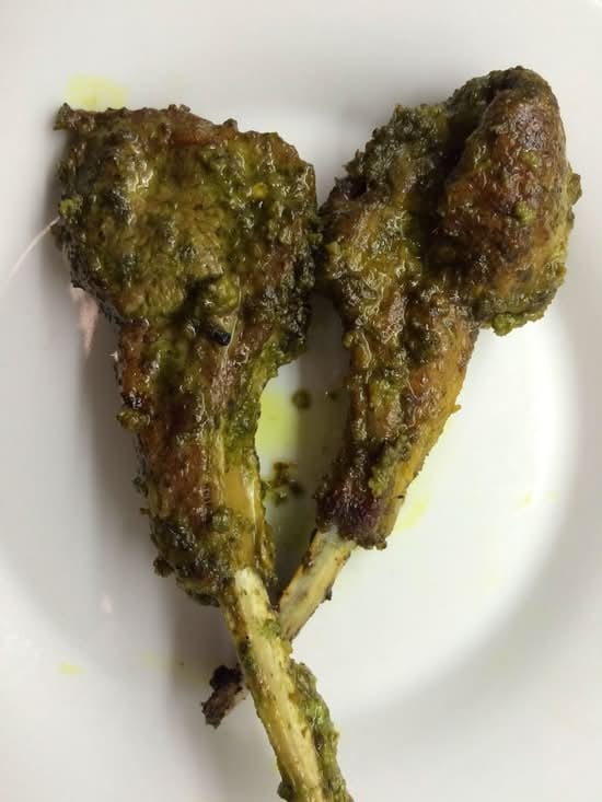 Lamb Chops Hariyali (Tender Lamb Chop)🌶️.
