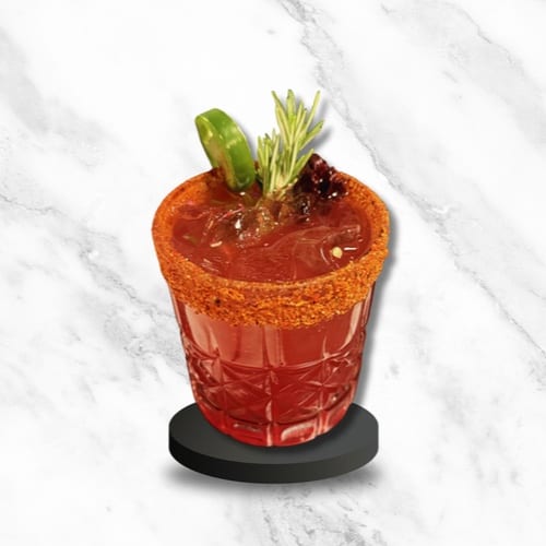 Spicy Watermelon Margarita.