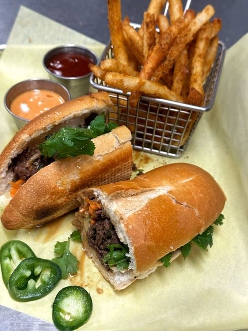 Lemongrass Tofu Banh Mi.