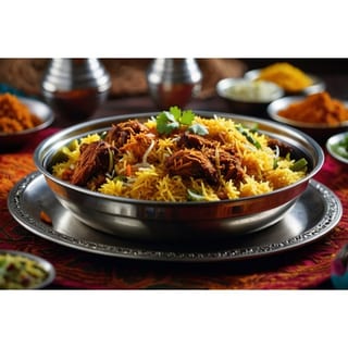 Lamb biryani