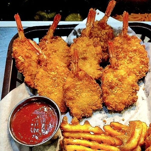 Coconut Shrimp Basket.