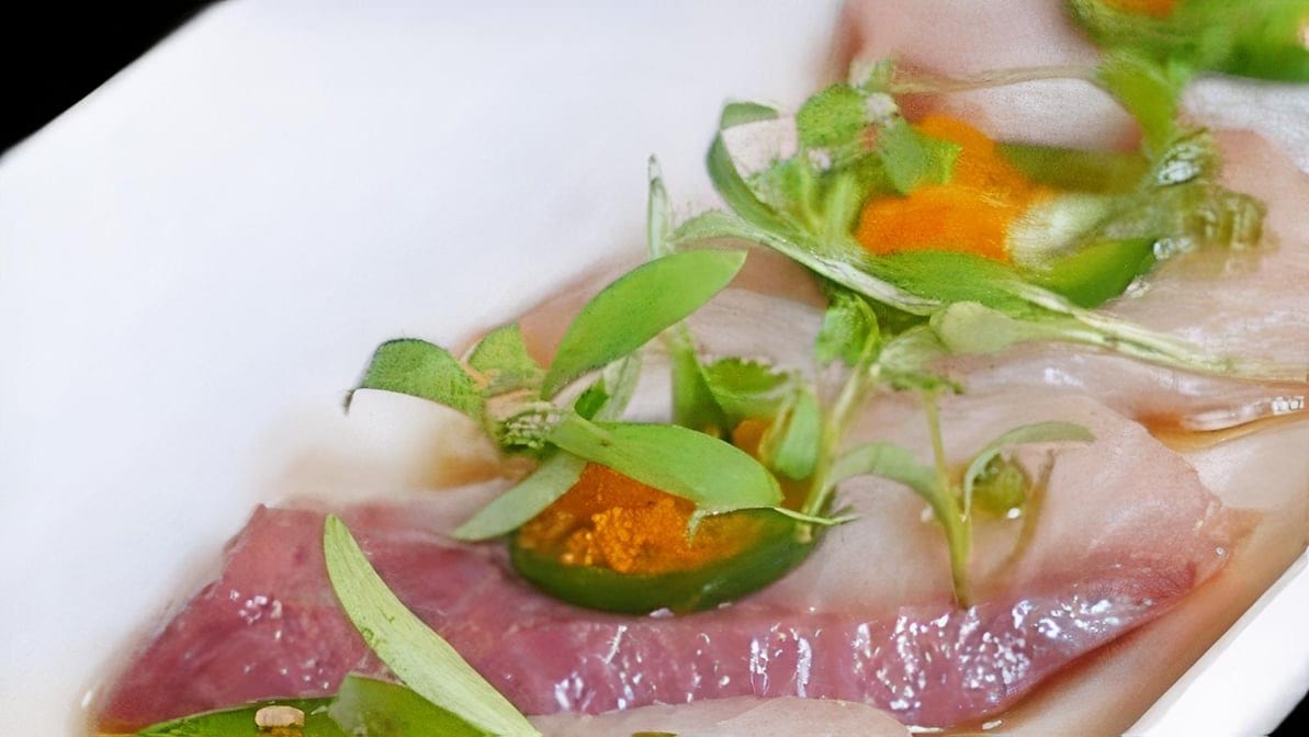 Yellowtail Carpaccio.