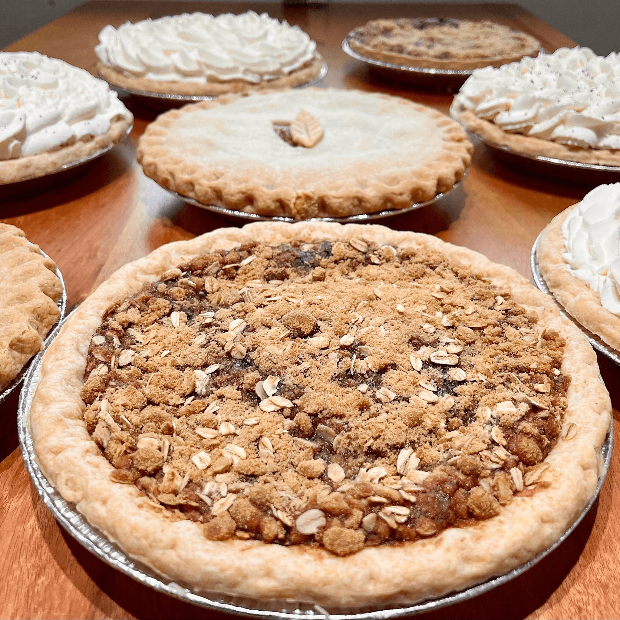 Lg. Order-Sweet Pies - Serves 6 - 8 (lg order pies 24hrs. in advance).