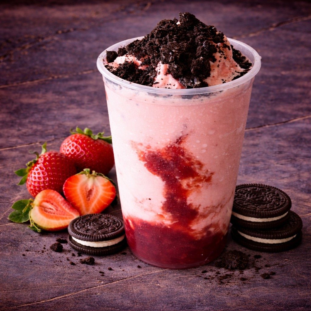 Strawberry Oreo Smoothie.