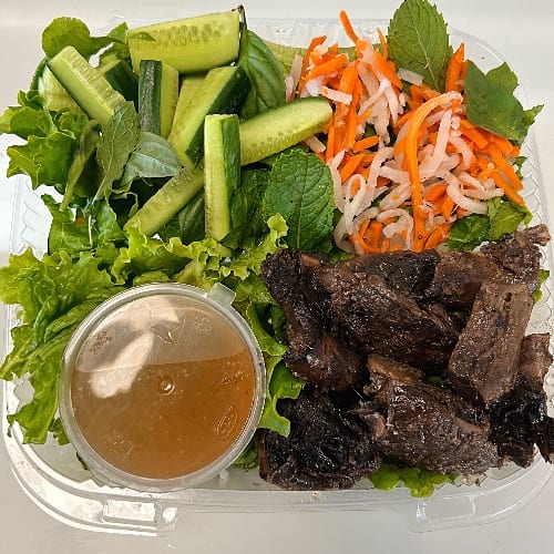 Portobello Mushroom Salad Bowl.
