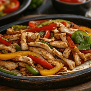 Chicken fajitas