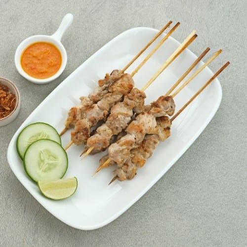 Satay Chicken or Beef.