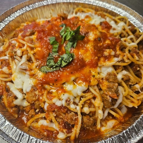 Spaghetti with Meat Sauce.