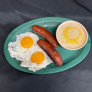 Fresh Sausage and Egg Plate