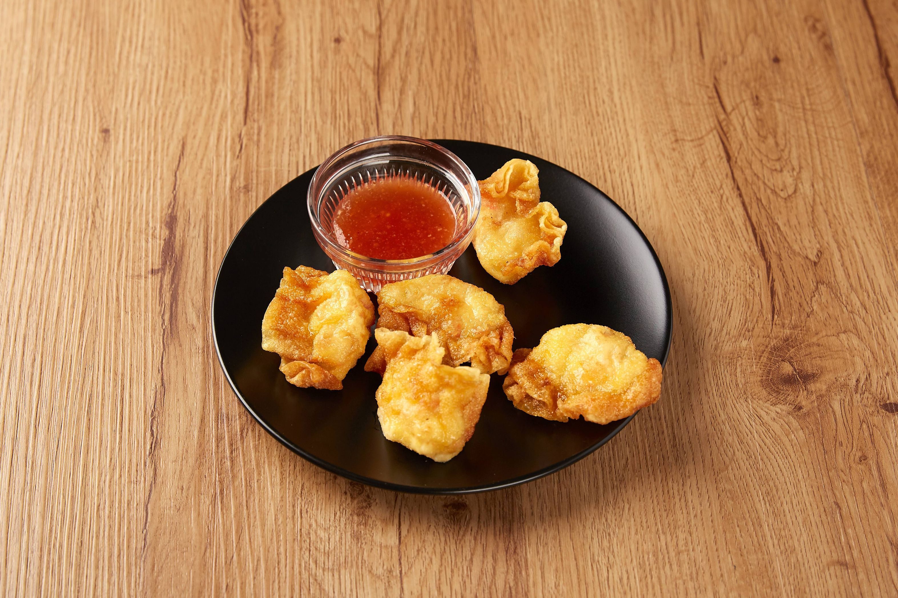 Cheese and Crab Rangoon.