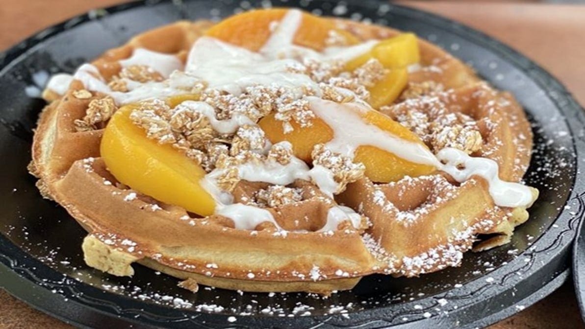 Peach Waffle.