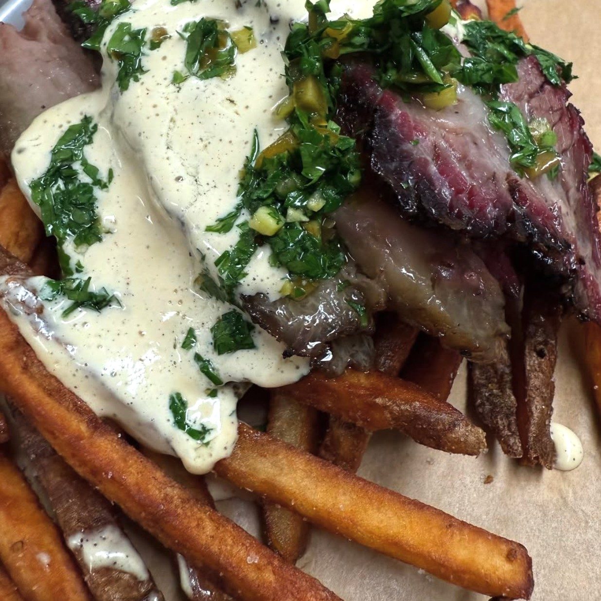 Brisket "Steak" frites.