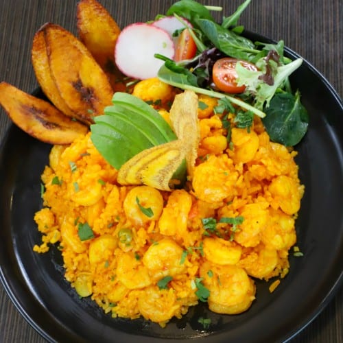 Arroz Con Camarones.