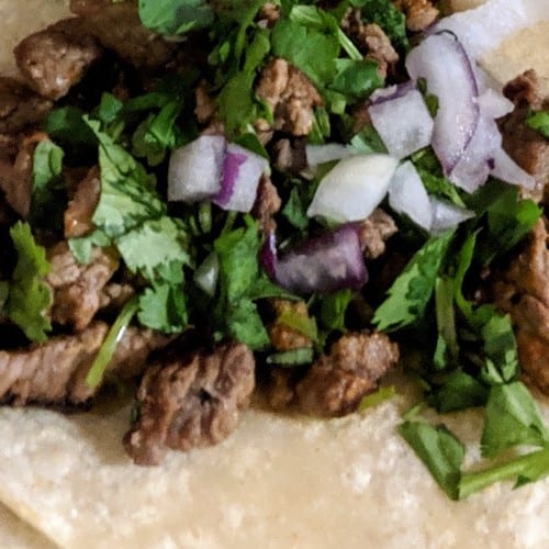 Grilled Meat Taco.