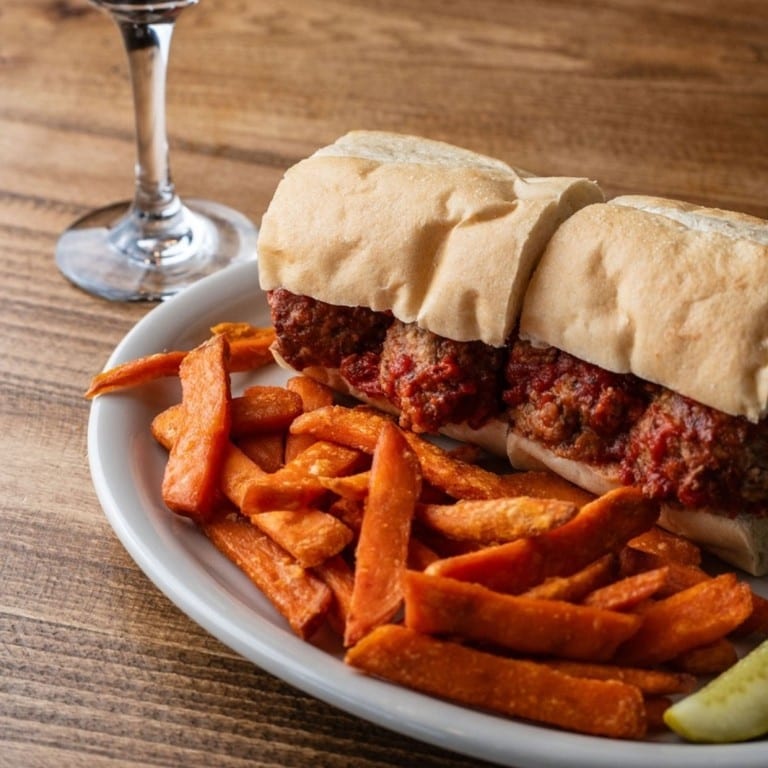 Italian Meatball Sandwich.
