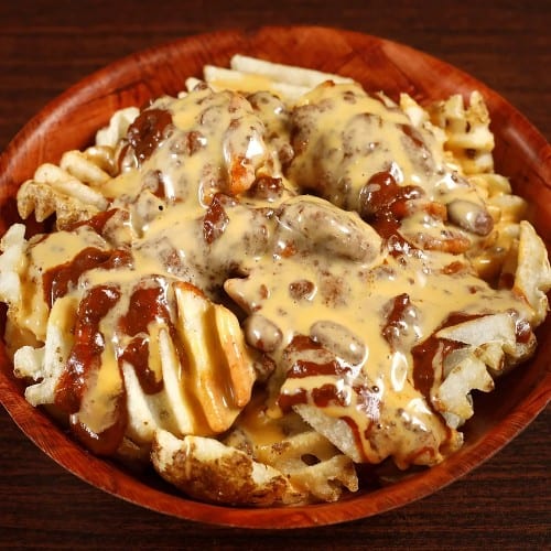 Waffle Chili Cheese Fries.