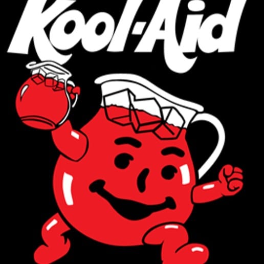 Kool-Aid Red or Blue.