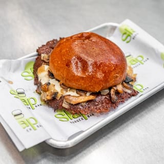 Shrooms and Swiss Burger