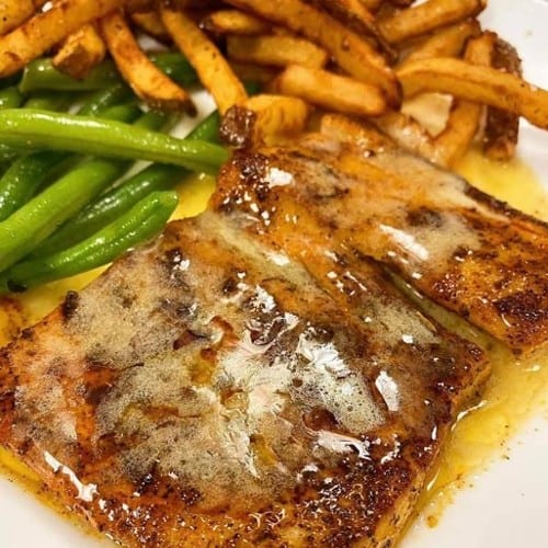 Blackened Lemon Butter Mahi.