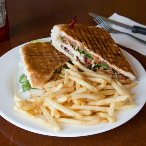 Chicken Spinach Panini.