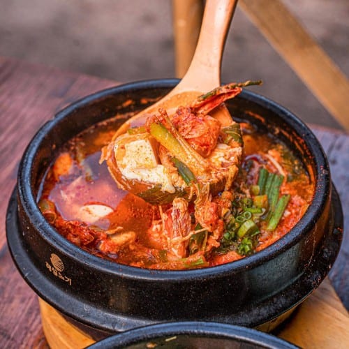 Seafood Tofu Soup.