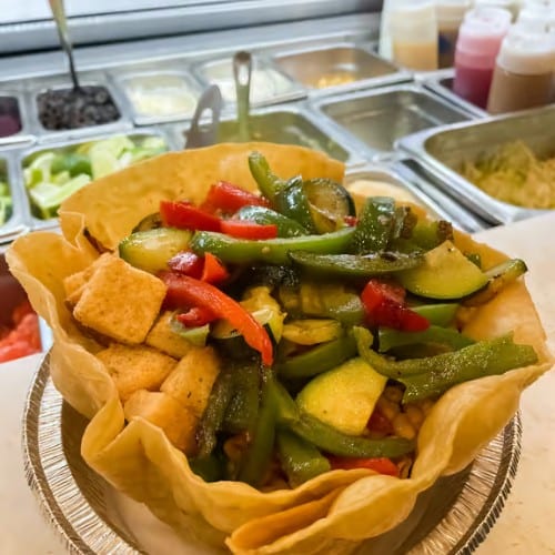 Steak Fajita Taco Bowl.
