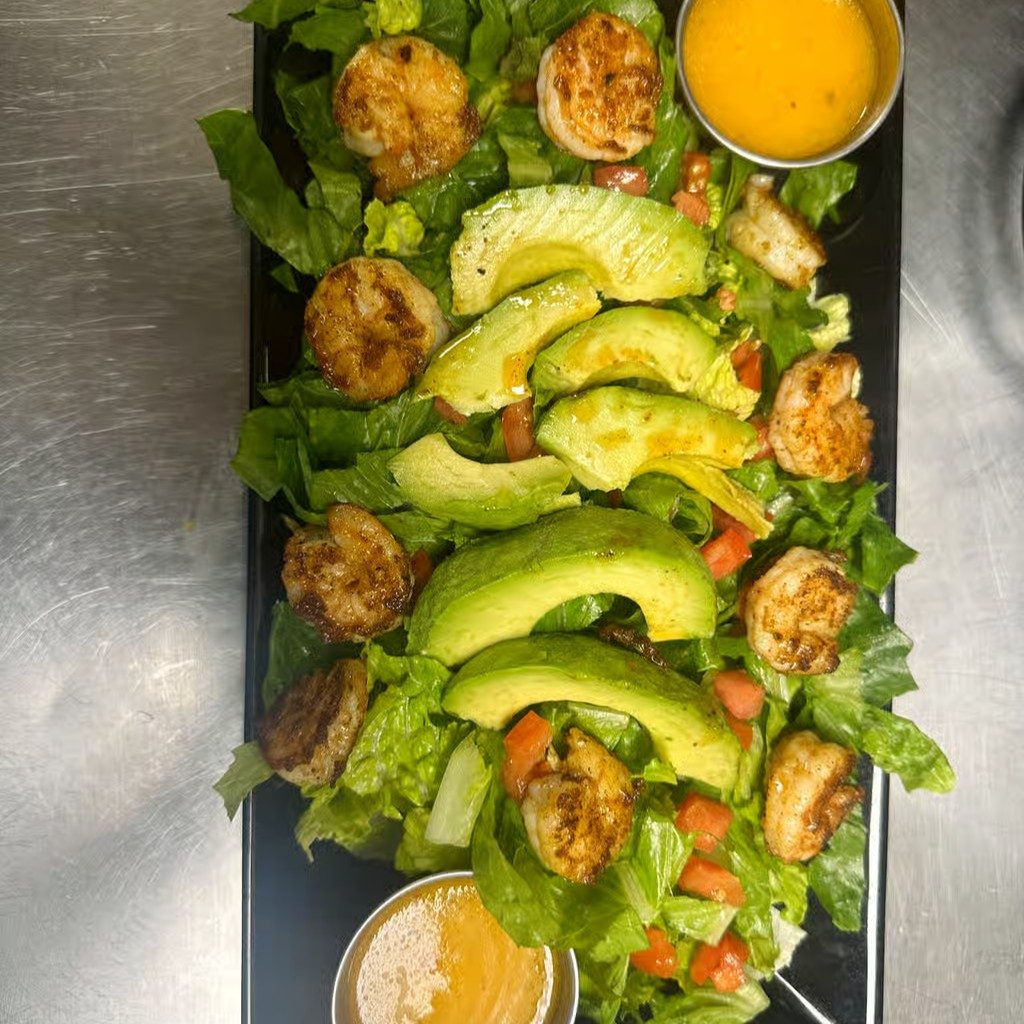 Shrimp and Chipotle Sauce.