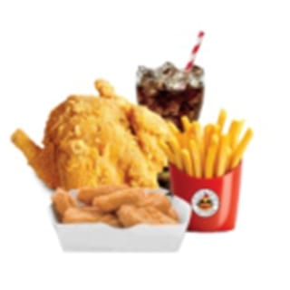 Fried Whole Chicken & Chicken Nuggets (10) & French Fries & Soda